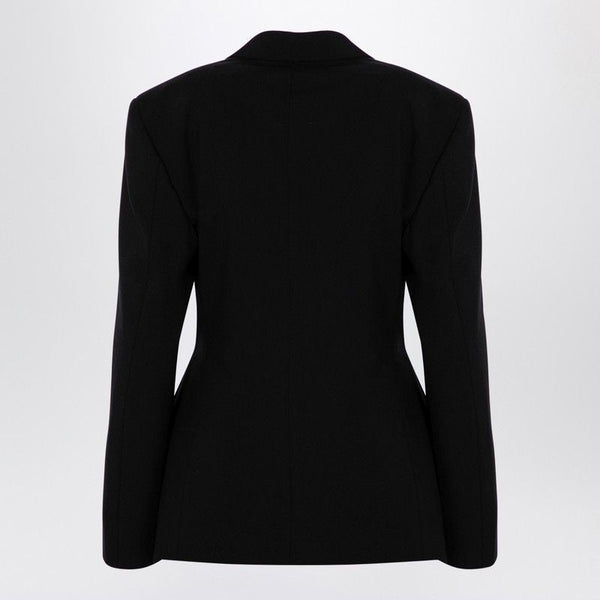 Balenciaga Jackets- BALENCIAGA Hourglass Jacket in Wool - Fitted Cut for Women Luxury Designer Outerwear Jacket