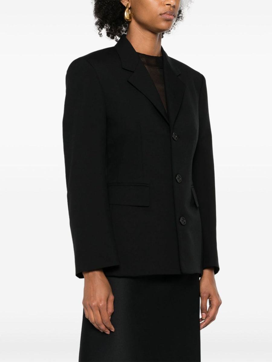Balenciaga Jackets? BALENCIAGA Hourglass Jacket in Wool - Fitted Cut for Women Stylish Everyday Designer Outerwear