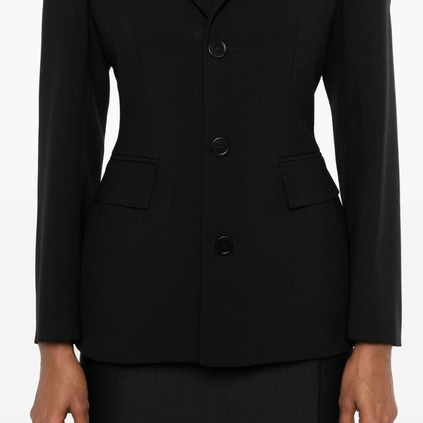 Balenciaga Jackets- BALENCIAGA Hourglass Jacket in Wool - Fitted Cut for Women Luxury Designer Outerwear Jacket