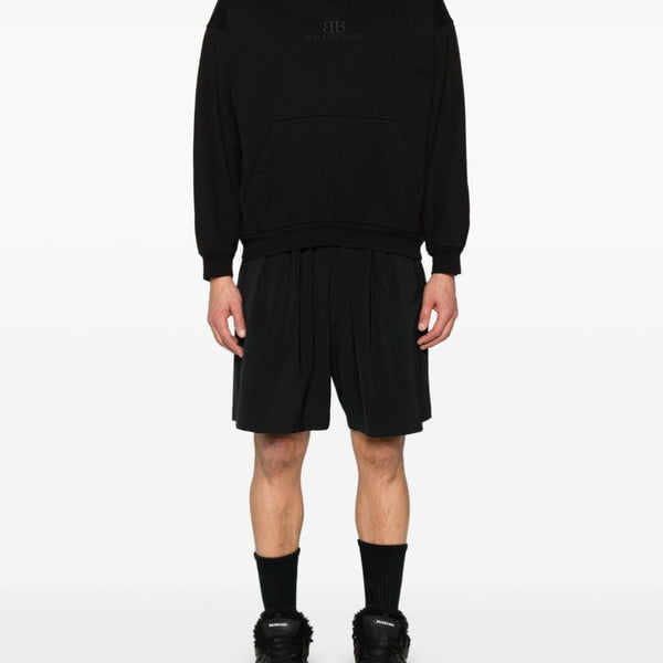 Balenciaga Pants? BALENCIAGA Stretch Activewear Shorts - Regular Fit, Size S Tailored Everyday Designer Pants