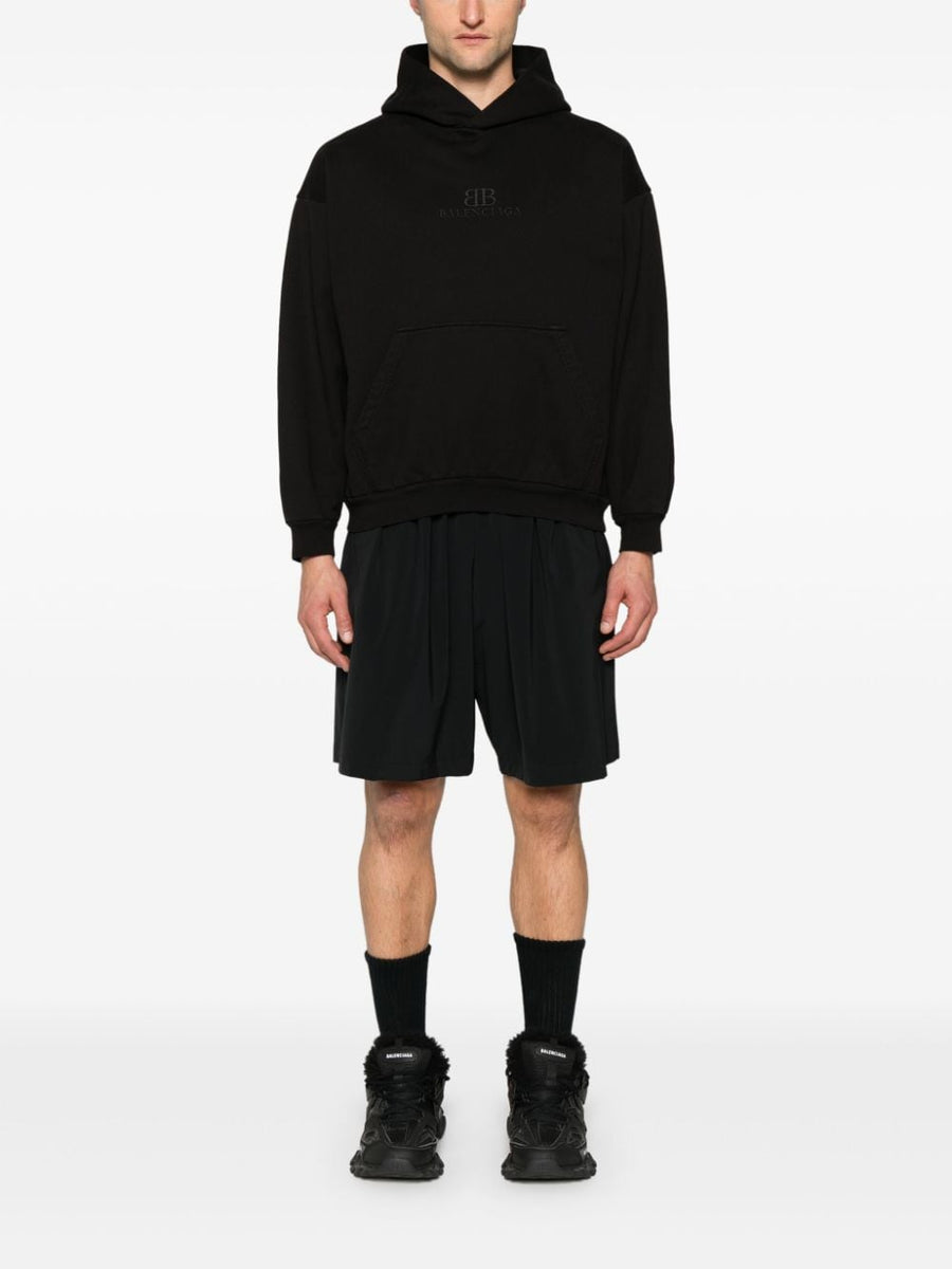 Balenciaga Pants? BALENCIAGA Stretch Activewear Shorts - Regular Fit, Size S Premium Designer Casual Trousers