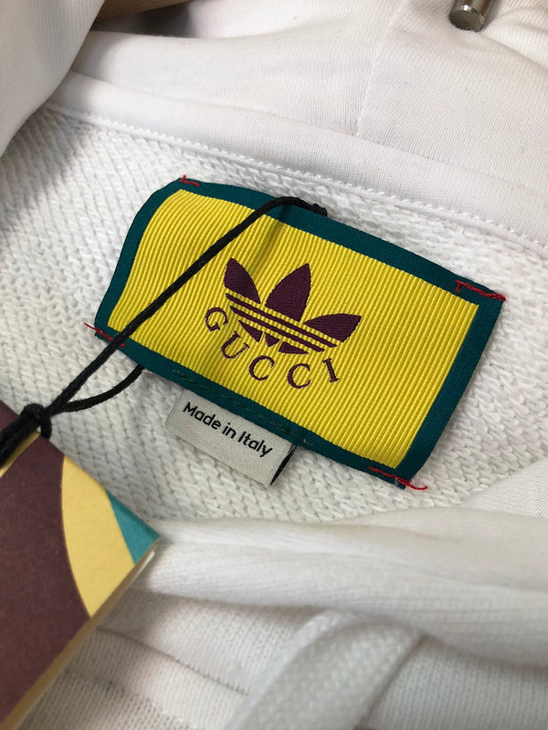 Full styled look of Gucci luxury clothing with label-forward styling