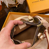 Front view of chic sleek women's handbag – women's statement bag