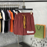 Front view of Rhude luxury clothing with runway-inspired design
