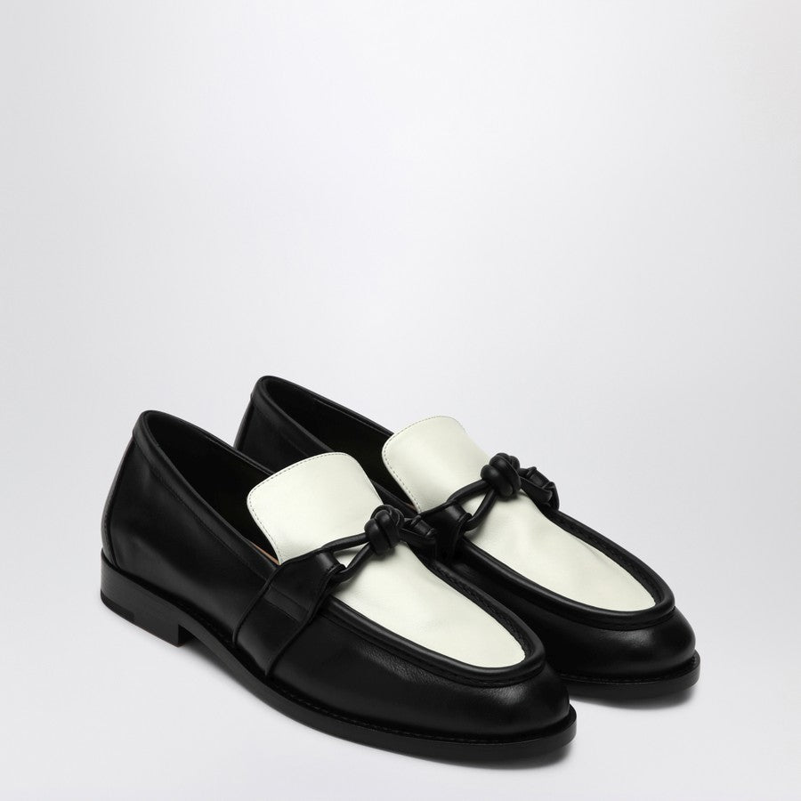 Bottega Veneta Shoes Bottega Veneta Women Astaire Loafers In Black White Luxury Lifestyle Designer Footwear