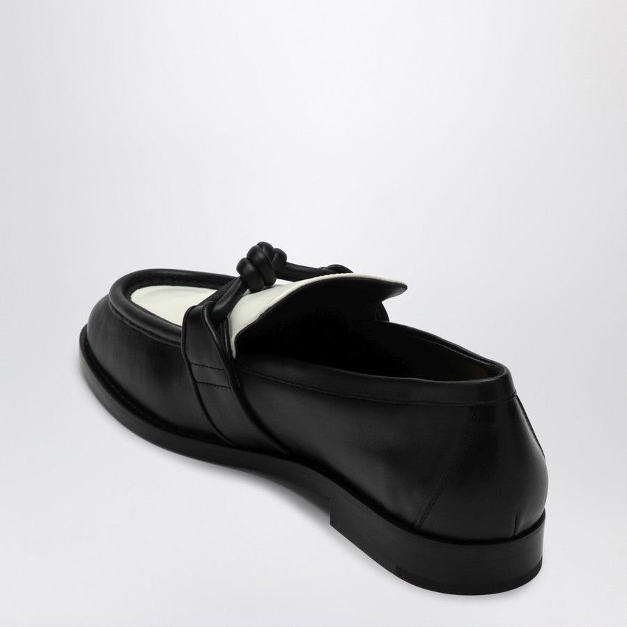 Bottega Veneta Shoes Bottega Veneta Women Astaire Loafers In Black White Luxury Lifestyle Designer Footwear