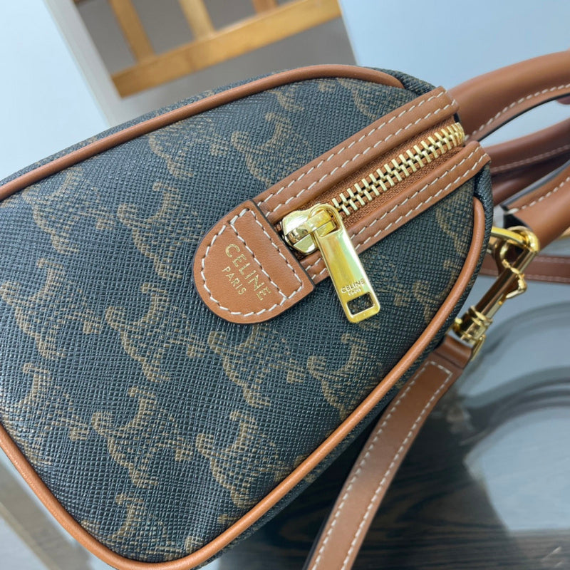 Back view of sleek refined women's handbag – women's designer-style accessory