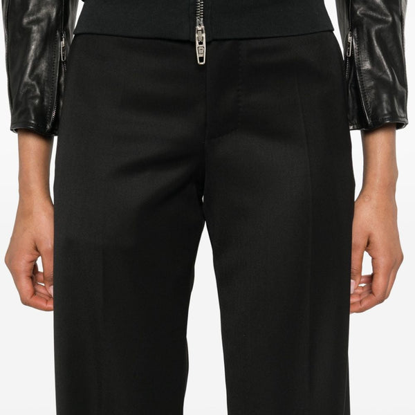 Balenciaga Pants? BALENCIAGA Women's Straight Cut Wool Trousers Tailored Everyday Designer Pants