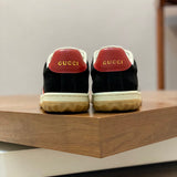 Gucci fresh white-and-black luxury sneakers view 9 sleek tonal finish