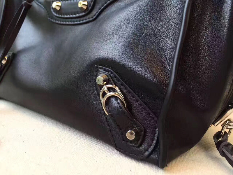 Understated Premium PU Leather Handbag - Statement Silhouette | Women's Statement Accessory #972 - interior view (image 6) of designer-inspired handbag
