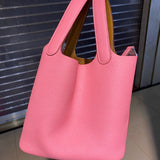 Close-up detail of statement bag design