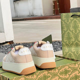 Gucci two-tone luxury sneakers view 6 streetwear statement look