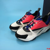 Dior Grey Low-Top Sneakers - Toe Detail View