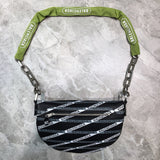Bold Premium PU Leather Handbag - Polished Finish | Women's Everyday Carry Handbag #738 - hardware and detail close-up (image 5) of designer-inspired handbag