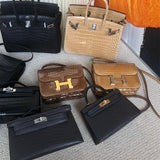  elegant satchel detail view showing craftsmanship