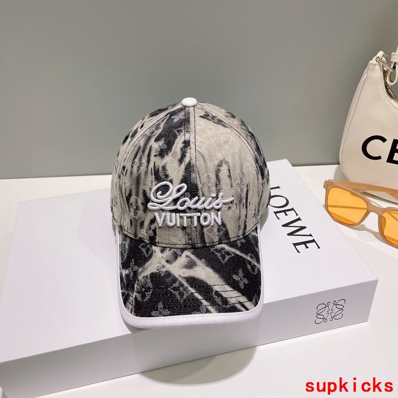 Side view of Louis Vuitton unisex cap