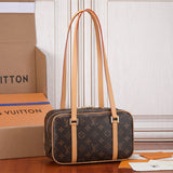 Signature shopper bag carried on shoulder