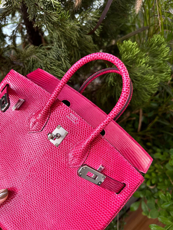 Understated bag shown from front angle