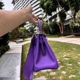 Tailored handbag styled for everyday wear