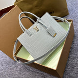 Sophisticated Premium PU Leather Handbag - Signature Hardware Accents | Women's Designer-Inspired Purse #1081 - close-up detail shot (image 3) of designer-inspired handbag