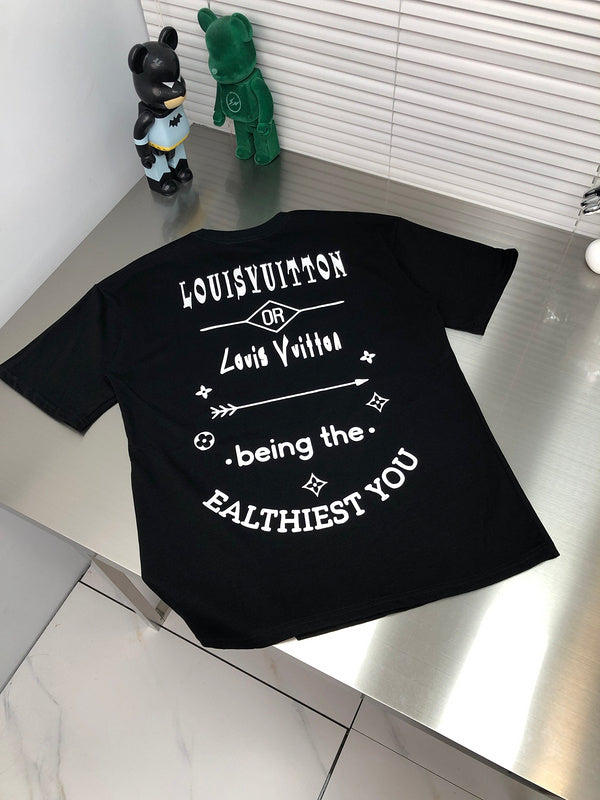 Front view of Louis Vuitton cotton t-shirt with relaxed-fit cut