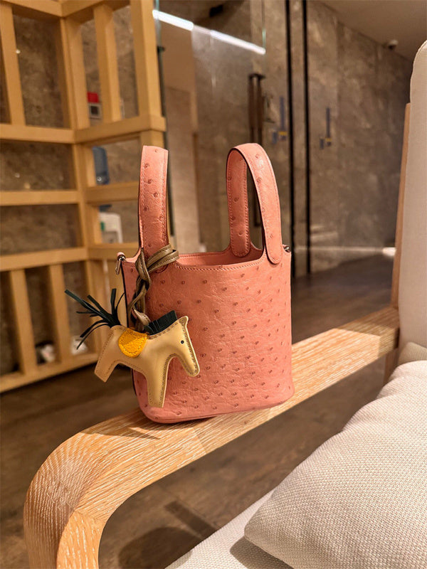  Polished carryall bag carried on shoulder
