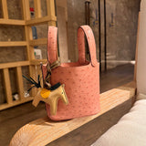  Polished carryall bag carried on shoulder