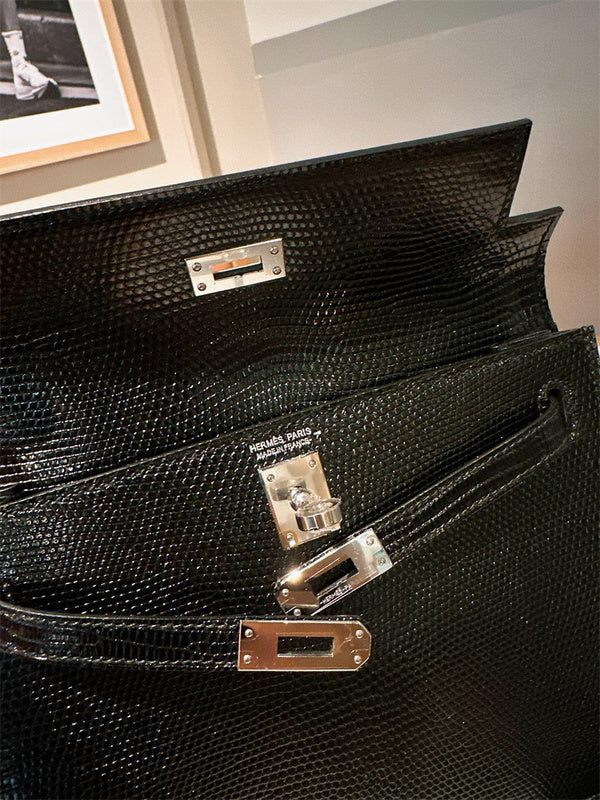 Close-up detail of clean-lined bag design