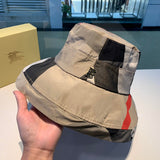 Side view of Burberry unisex cap