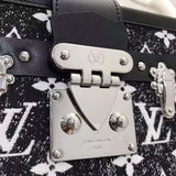 Back view of signature classic women's handbag – women's statement bag