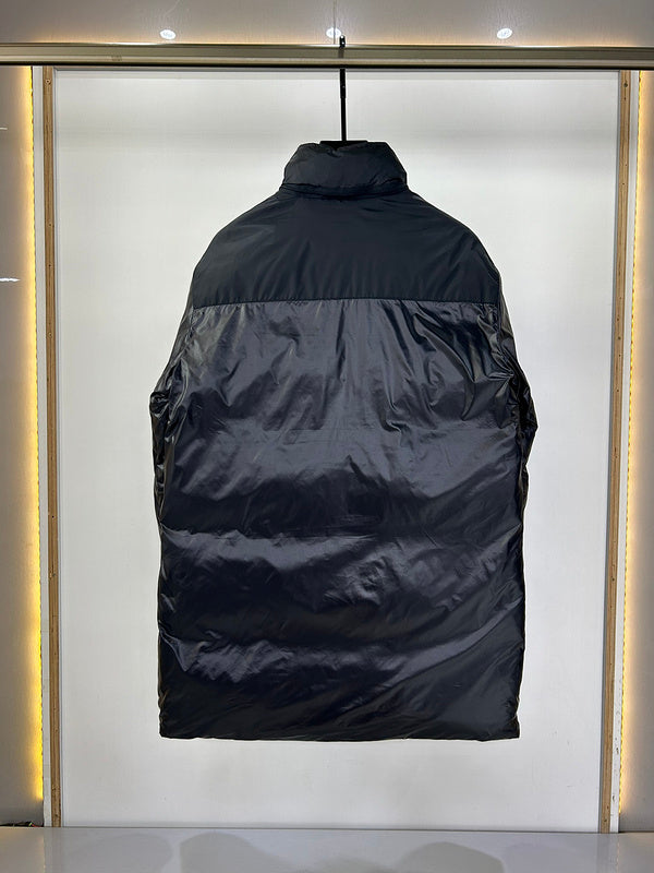 Close-up detail shot of Louis Vuitton luxury clothing with contemporary cut