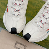 Gucci tonal black luxury sneakers view 9 premium leather build
