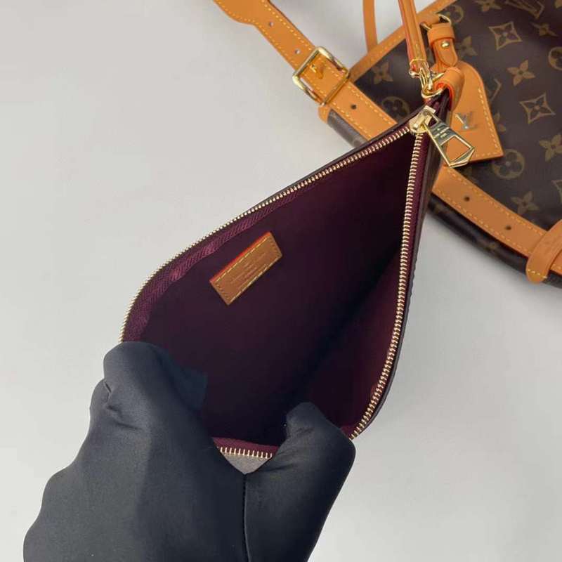 Back view of polished chic women's handbag – women's luxury handbag