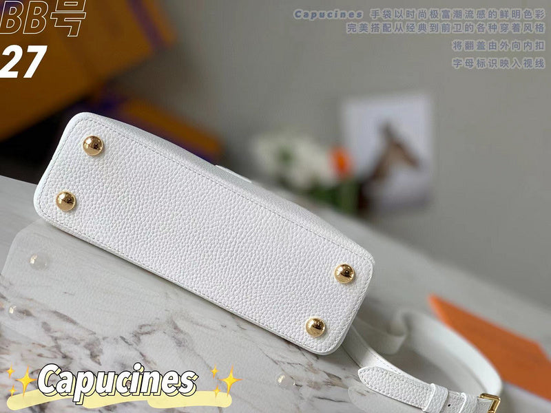 Back view of structured refined women's handbag – women's designer-style accessory