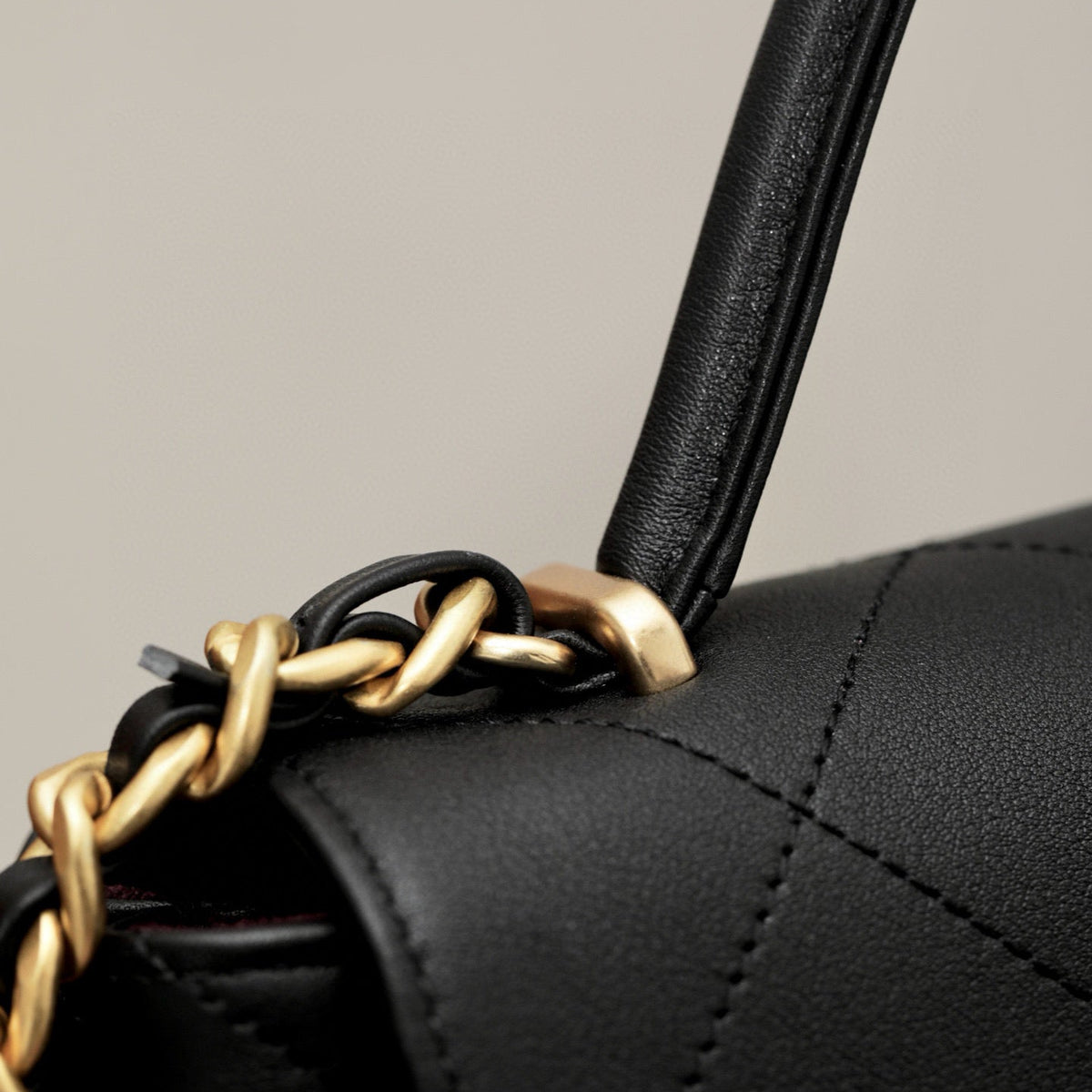 Front view of Chanel 25S Small Bag premium bag