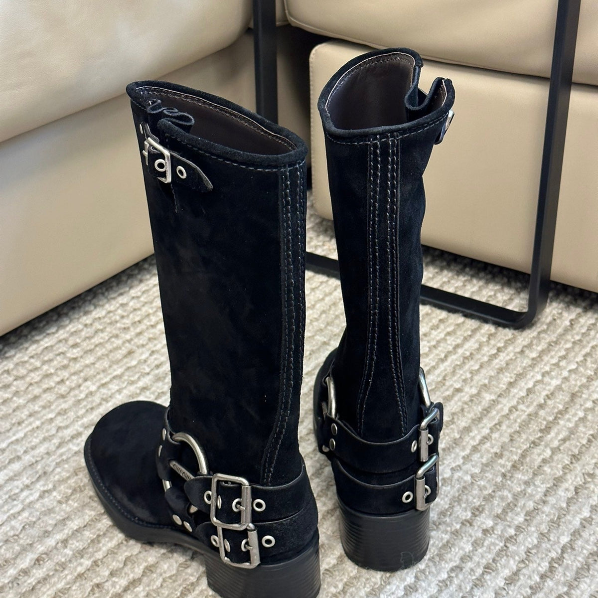 Shoes? Miu M Boots Luxury Lifestyle Designer Footwear