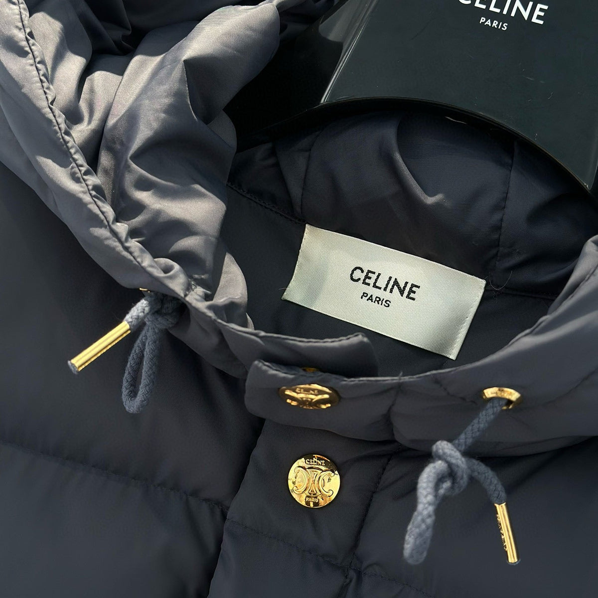 Celine Vest detail shot – designer craftsmanship and quality