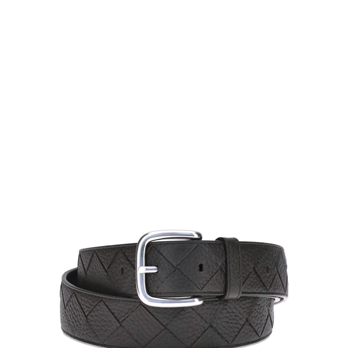 Bottega Veneta Belts? Bottega Veneta Men Intreccio Taurillon Belt Classic Everyday Designer Belt