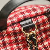 Chanel Tweed Backpack detail shot – authentic designer craftsmanship