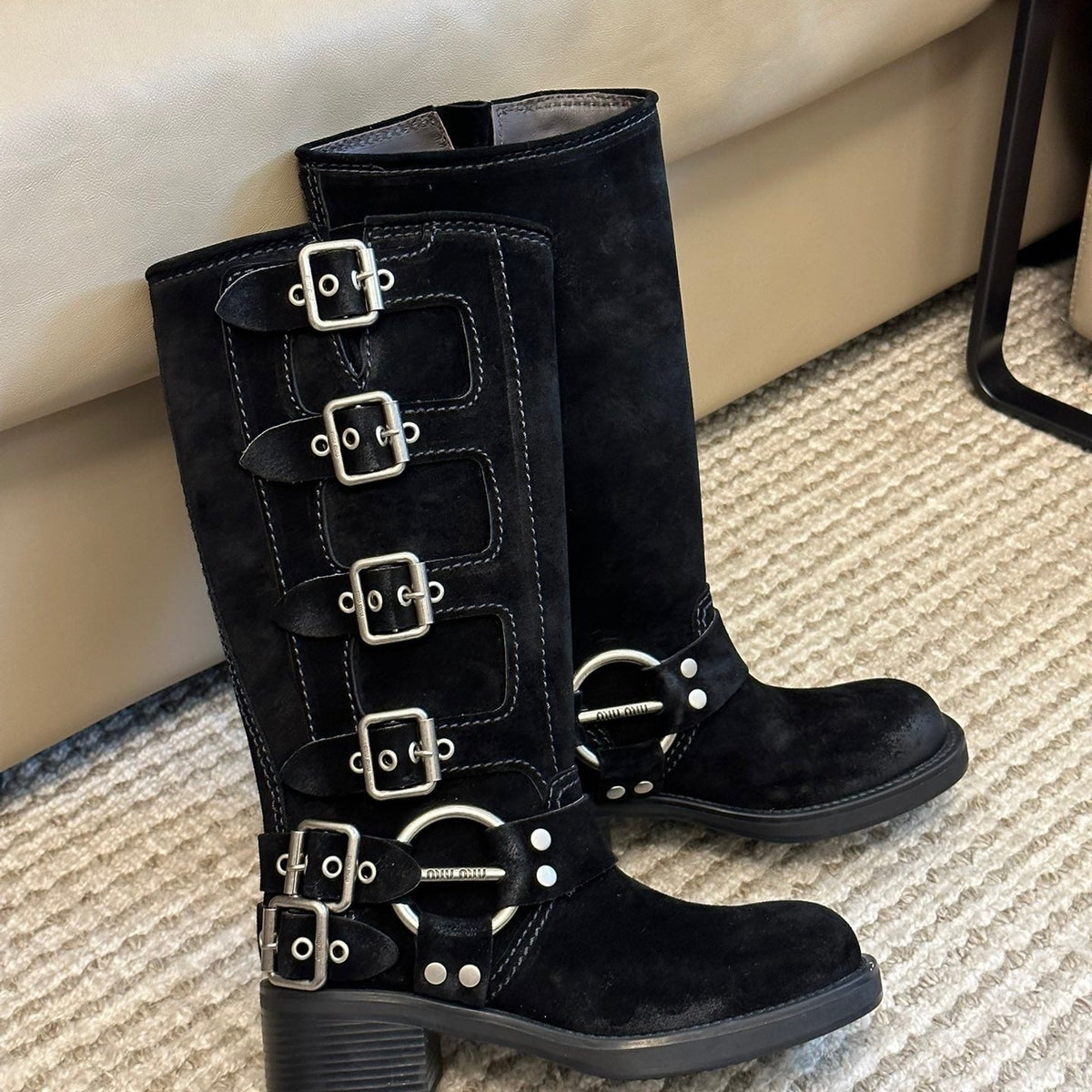 Shoes? Miu M Boots Luxury Lifestyle Designer Footwear