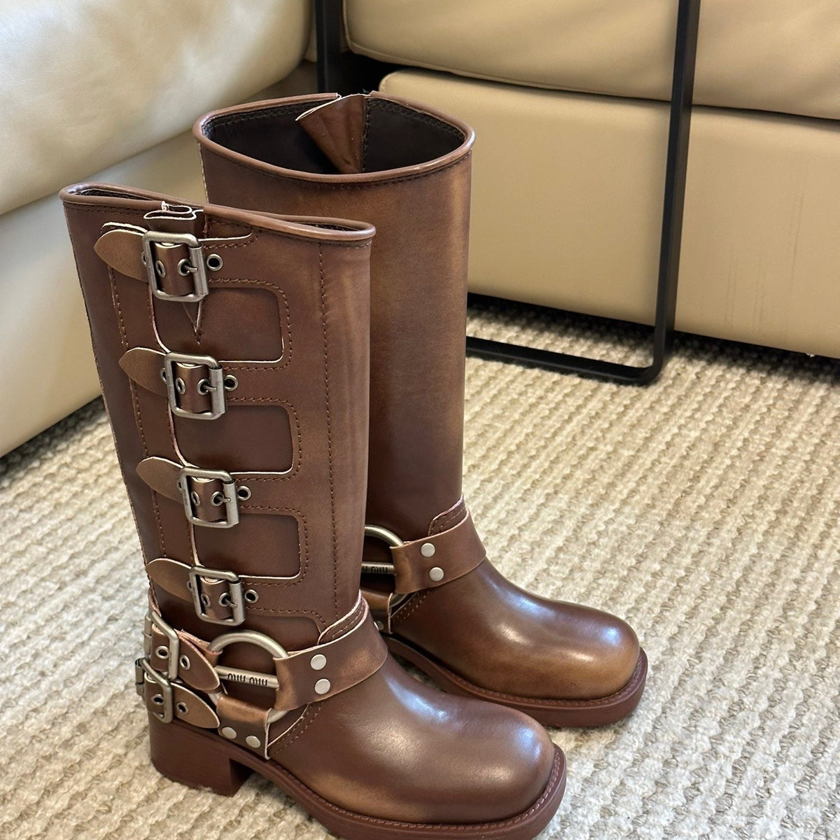 Shoes? Miu M Boots Luxury Lifestyle Designer Footwear