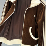 Front view of Celine Zip Bomber premium bomber jacket