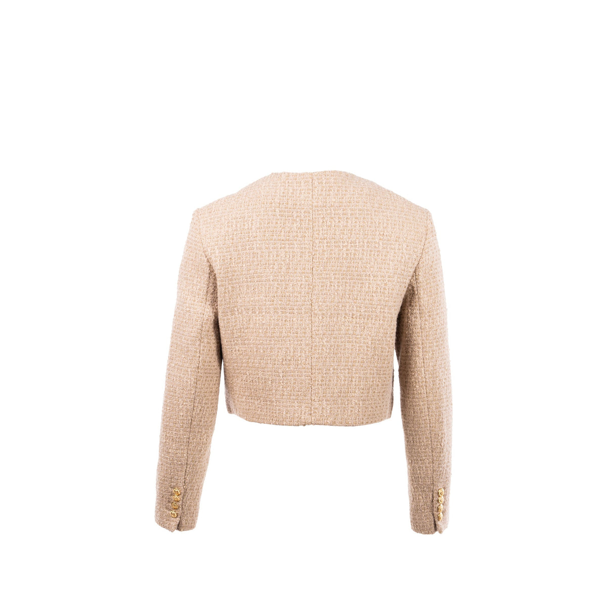 Celine Jackets? Celine size 34 Chasseur Jacket in Braided Boucle Tweed Corde beige Luxury Designer Outerwear Jacket