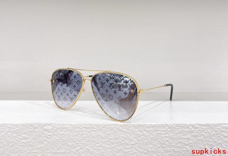 Front view of Louis Vuitton unisex sunglasses