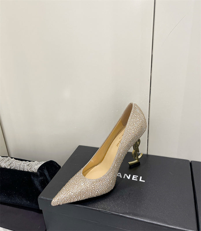 Saint Laurent shoes front view designer style