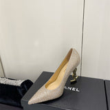 Close-up detail view of Saint Laurent luxury piece style No.064