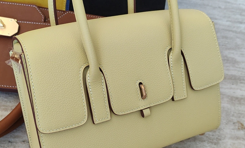 Sculpted handbag styled for everyday wear