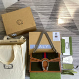 Front view of chic sleek women's handbag – women's designer-style accessory