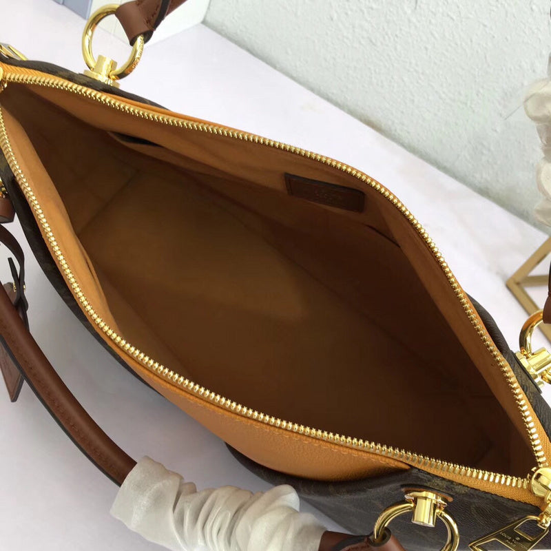 Front view of sleek premium women's handbag – women's designer-style accessory