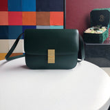 Front view of polished elevated women's handbag – women's statement bag